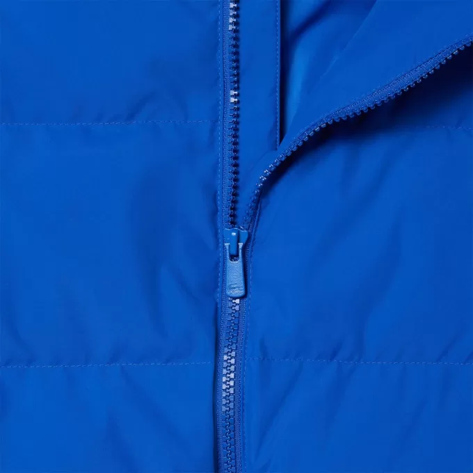 Embroidered Crocodile Hooded Puffed Jacket