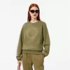 Embroidered Fleece Sweatshirt