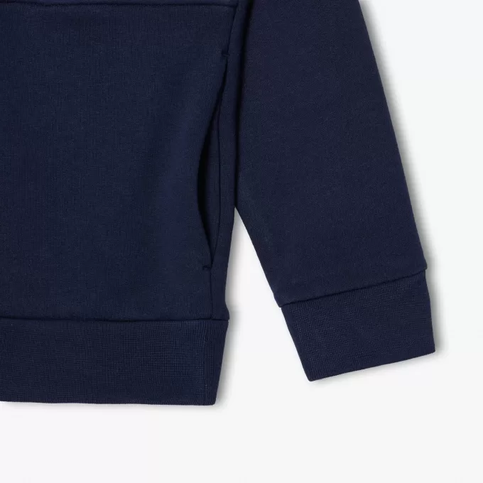 Fleece Contrast Print sweatshirt