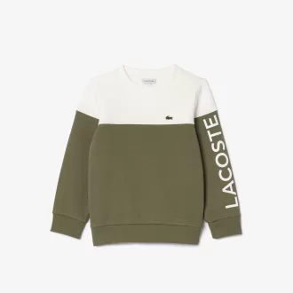 Fleece Crew Neck Colourblock Sweatshirt