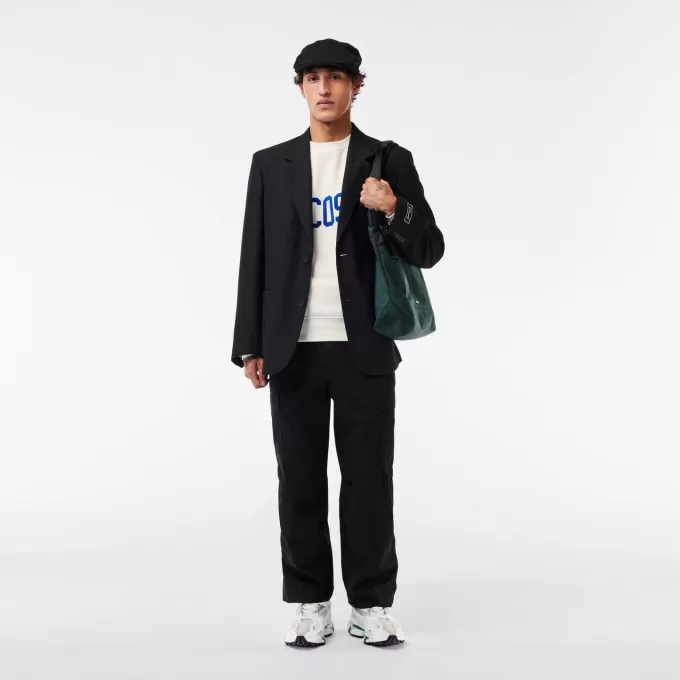 Flocked Fleece Sweatshirt