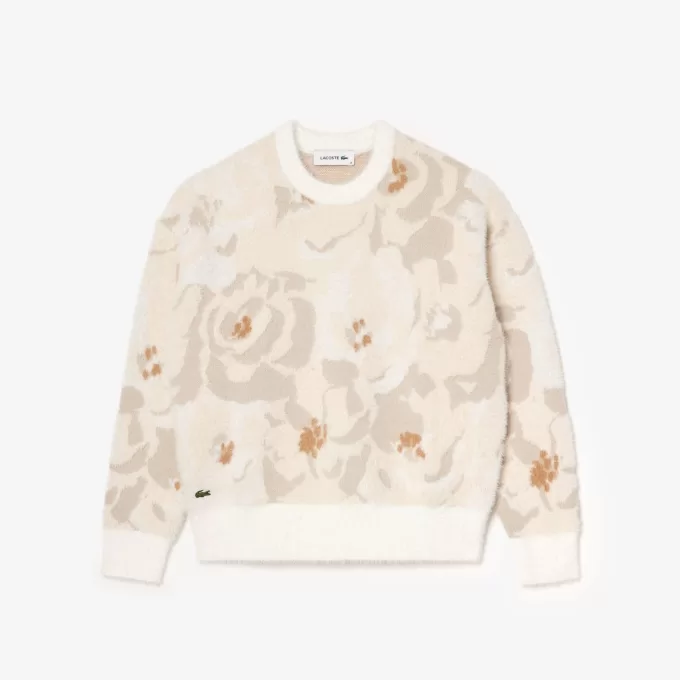 Floral Jacquard Intarsia Sweater