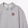 Flower Badge Fleece Dress