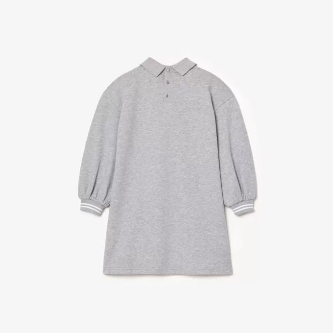 Flower Badge Fleece Dress