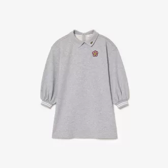 Flower Badge Fleece Dress