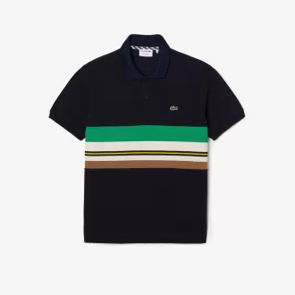 French Made Contrast Stripe Polo Shirt