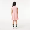 Girls’ Lacoste Fit and Flare Stretch Piqué Polo Dress