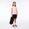 Girls’ Lacoste Scalloped Collar Mini Piqué Polo Shirt