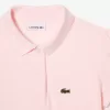 Girls’ Lacoste Scalloped Collar Mini Piqué Polo Shirt