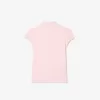 Girls’ Lacoste Scalloped Collar Mini Piqué Polo Shirt