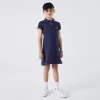 Girls Polo-Style Cotton Dress