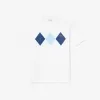 Heavy Cotton Argyle Print T-shirt