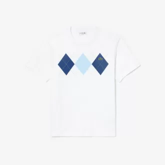 Heavy Cotton Argyle Print T-shirt