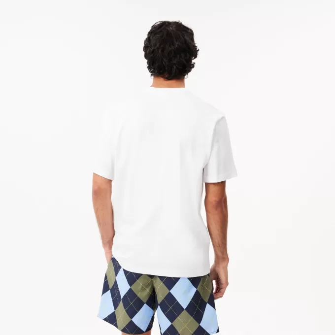 Heavy Cotton Argyle Print T-shirt