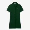 Heavy Piqué Buttoned Polo Dress
