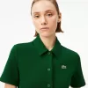 Heavy Piqué Buttoned Polo Dress