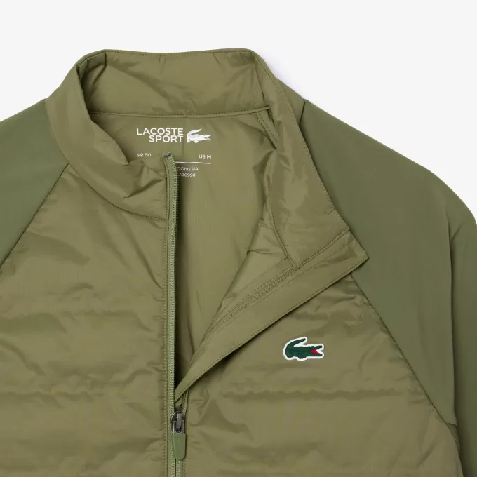 High Neck Quilted Golf Jacket