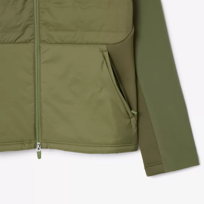 High Neck Quilted Golf Jacket