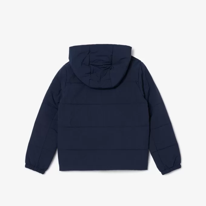 Hooded Taffeta Down Jacket