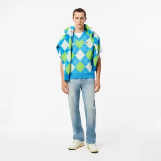 Jacquard Wool Sweater Vest