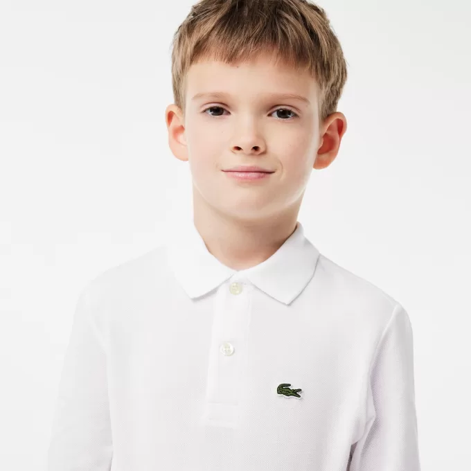 Kids’ Lacoste Regular Fit Petit Piqué Polo Shirt