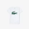 Kids’ Lacoste SPORT Tennis Technical Jersey Oversized Croc T-shirt