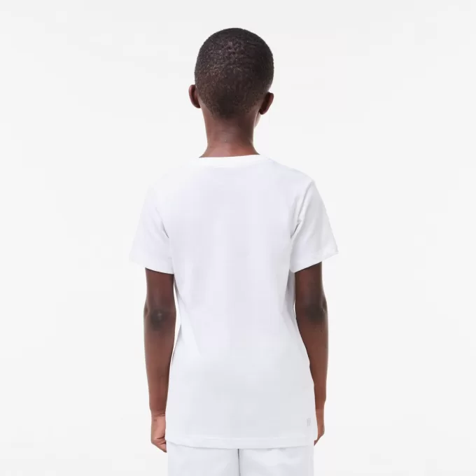 Kids’ Lacoste SPORT Tennis Technical Jersey Oversized Croc T-shirt