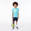 Kids’ Lacoste SPORT Tennis Technical Jersey Oversized Croc T-shirt