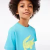 Kids’ Lacoste SPORT Tennis Technical Jersey Oversized Croc T-shirt