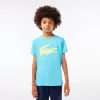 Kids’ Lacoste SPORT Tennis Technical Jersey Oversized Croc T-shirt