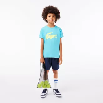 Kids’ Lacoste SPORT Tennis Technical Jersey Oversized Croc T-shirt