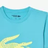 Kids’ Lacoste SPORT Tennis Technical Jersey Oversized Croc T-shirt