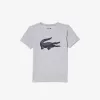 Kids’ Lacoste SPORT Tennis Technical Jersey Oversized Croc T-shirt