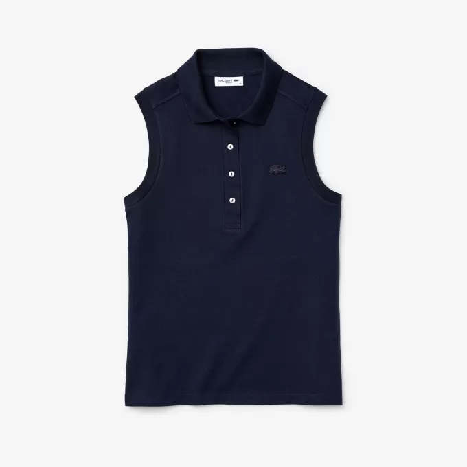 L.12.D Slim Fit Sleeveless Polo Shirt