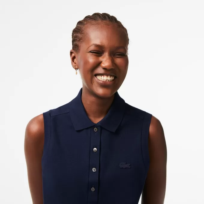 L.12.D Slim Fit Sleeveless Polo Shirt