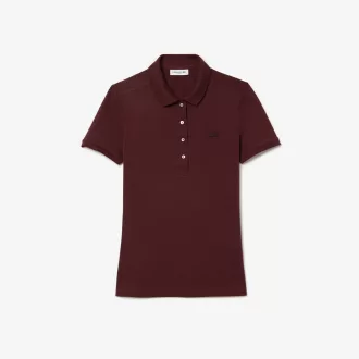 L.12.D Slim Fit Stretch Mini Piqué Polo Shirt