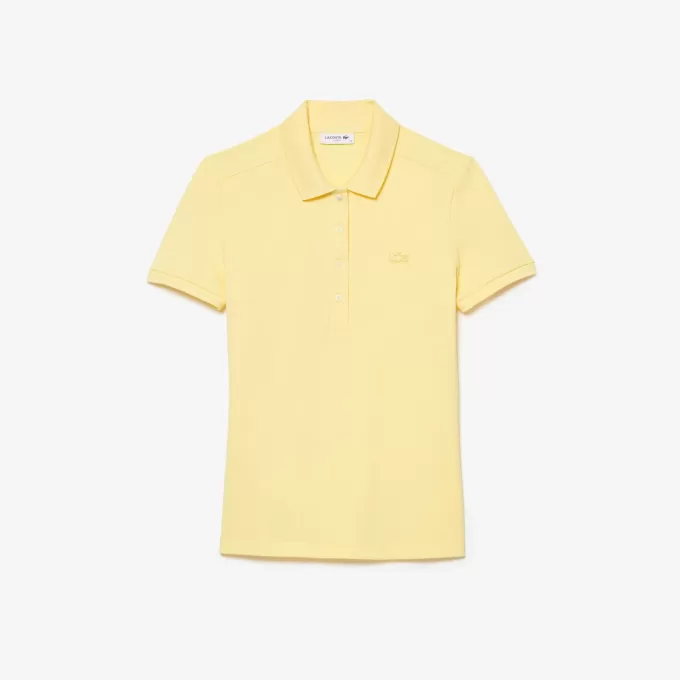 L.12.D Slim Fit Stretch Mini Piqué Polo Shirt