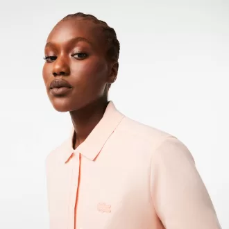 L.12.D Slim Fit Stretch Mini Piqué Polo Shirt