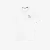 Lacoste Signature Print Stretch Piqué Polo Shirt
