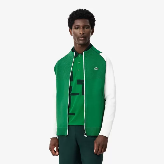 Lacoste Tennis x Novak Djokovic Jacquard Jacket