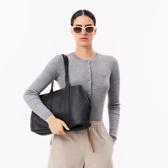 Large City Court Grain Leather Tote