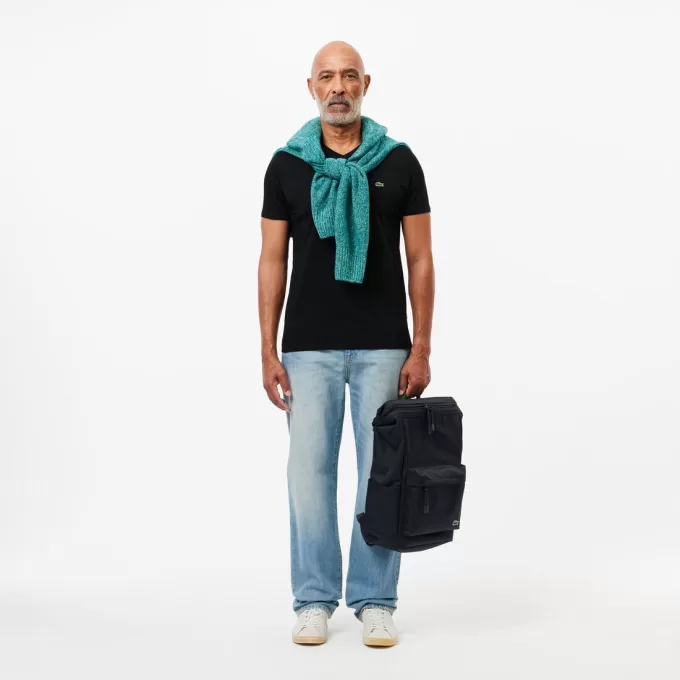 Lightweight Cotton Pima V Neck T-shirt