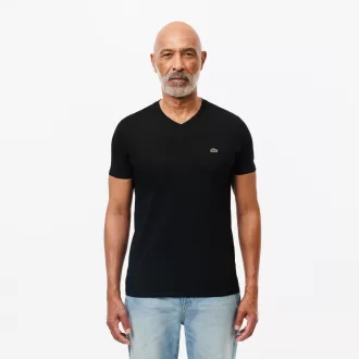 Lightweight Cotton Pima V Neck T-shirt