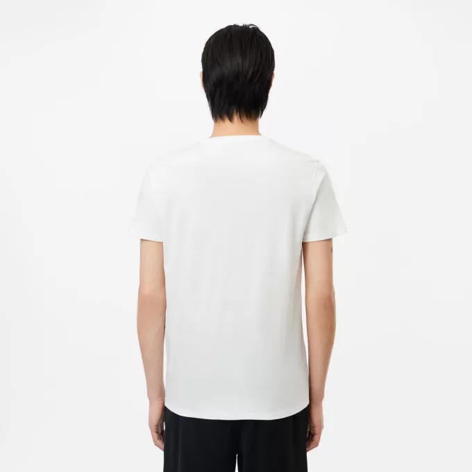 Lightweight Cotton Pima V Neck T-shirt