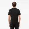 Lightweight Piqué Jacquard Neck T-shirt