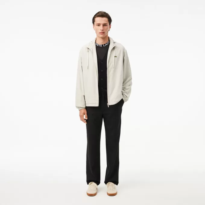 Lightweight Piqué Jacquard Neck T-shirt