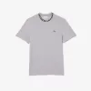 Lightweight Piqué Jacquard Neck T-shirt