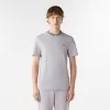 Lightweight Piqué Jacquard Neck T-shirt