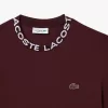 Lightweight Piqué Jacquard Neck T-shirt