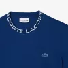Lightweight Piqué Jacquard Neck T-shirt
